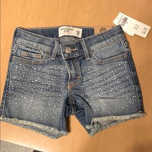 Abercrombie kids jeans shorts size 5/6